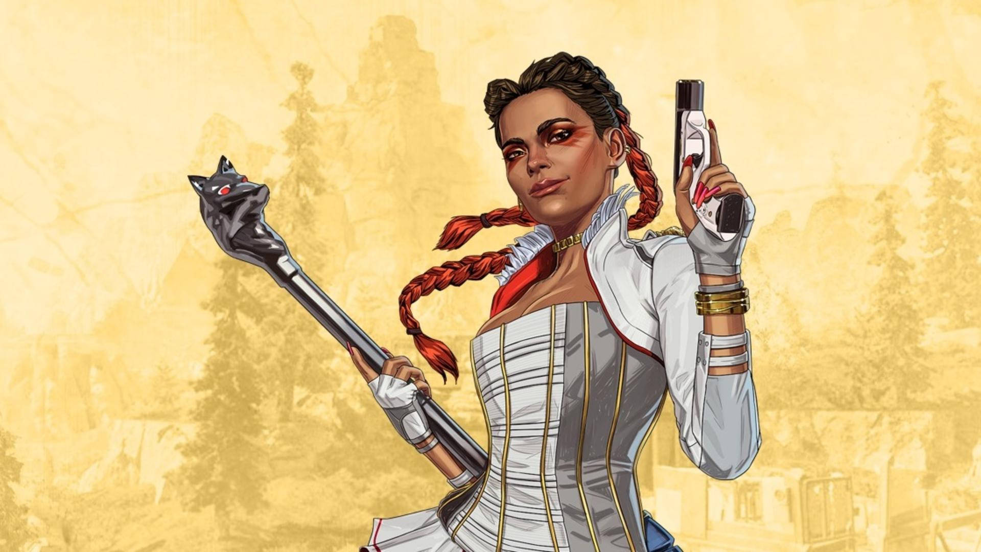 Amazing Apex Legends Loba Graphic Artwork Wallpaper