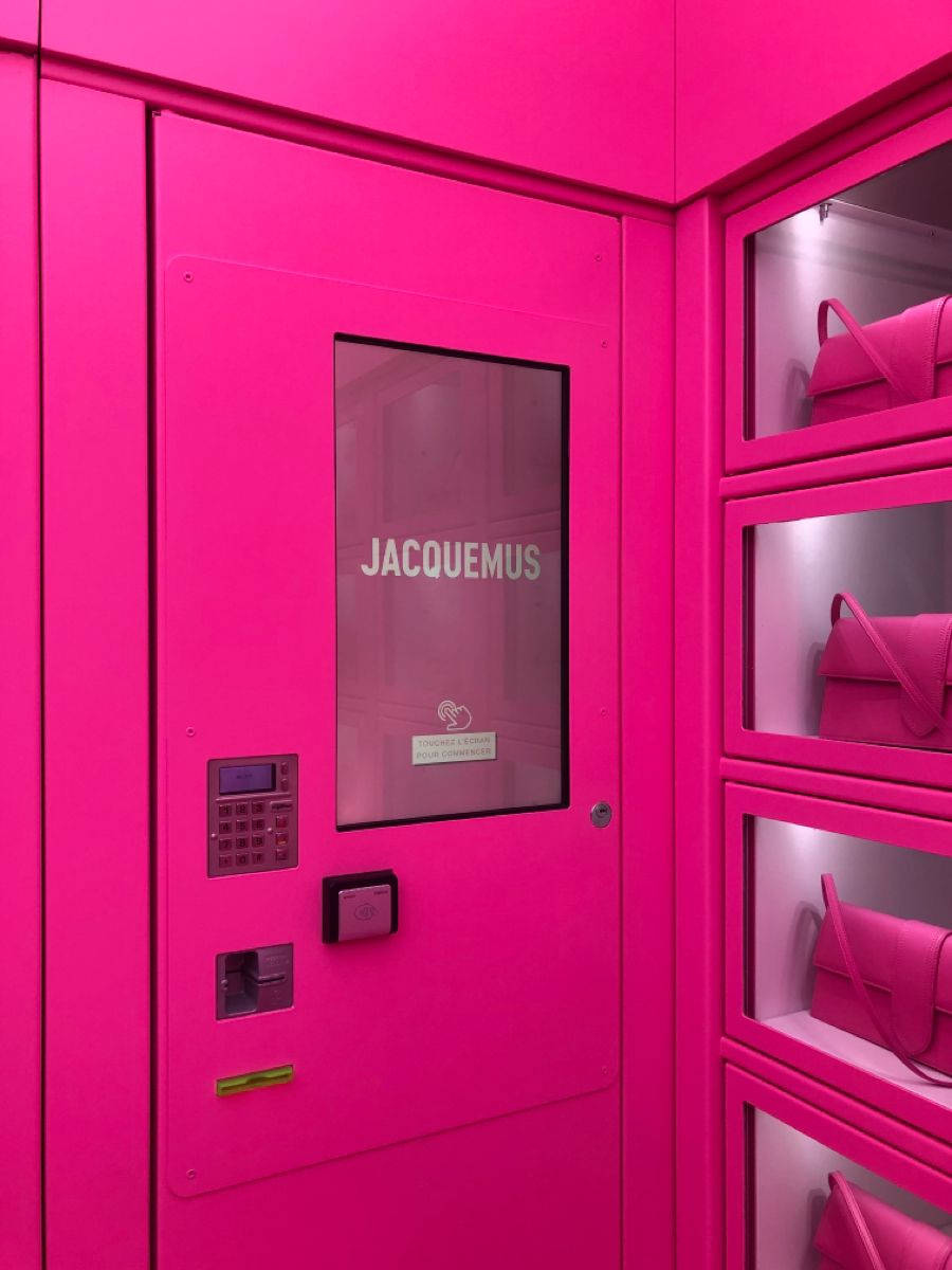 Ambiance Pink At Jaquemus Store Wallpaper