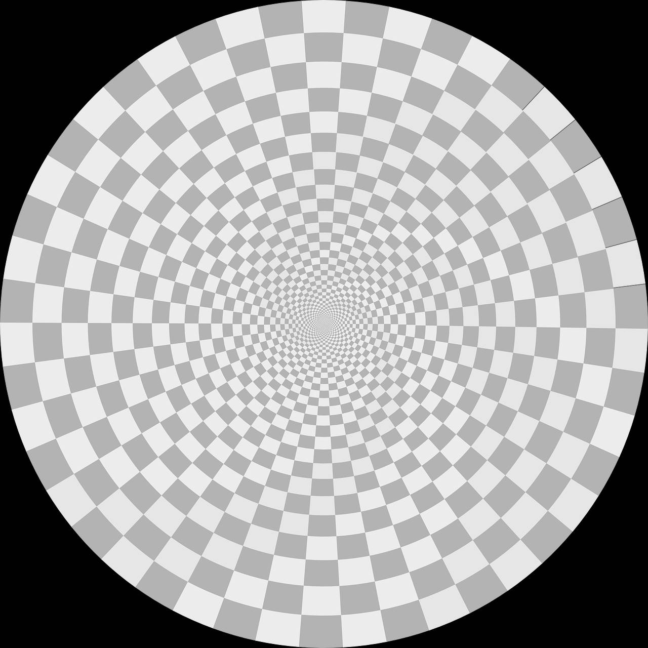 Ambiguous Gray Vortex Optical Illusion Wallpaper