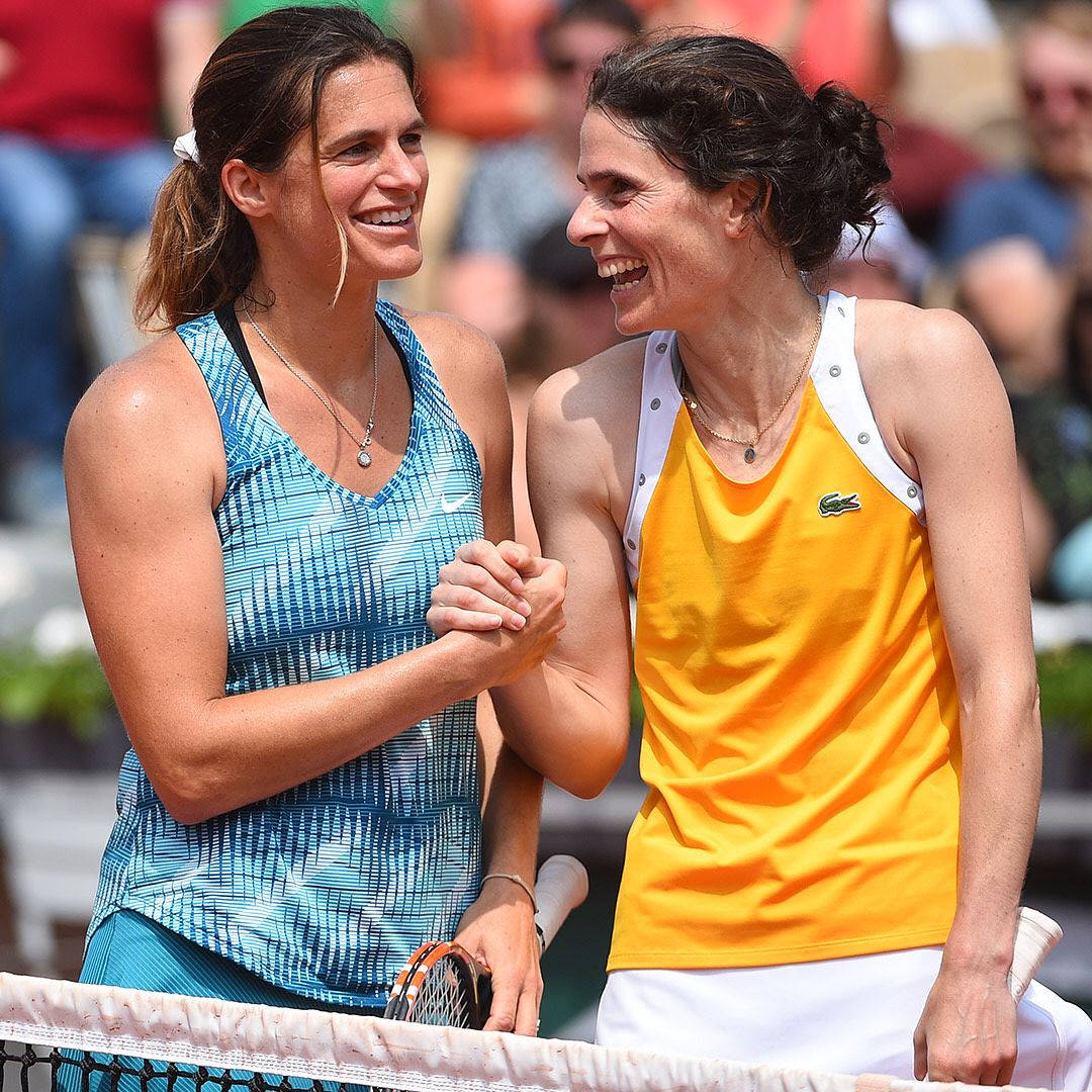 Amélie Mauresmo And Rival Nathalie Dechy Wallpaper