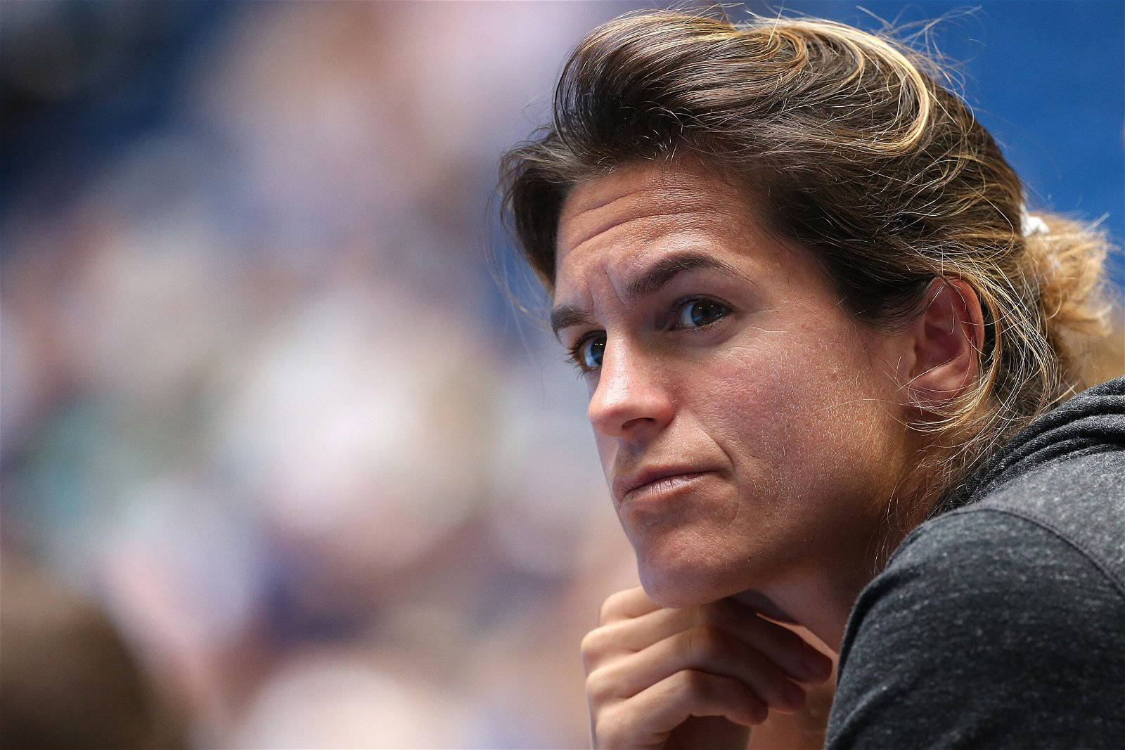 Amélie Mauresmo Overlooking Match Wallpaper