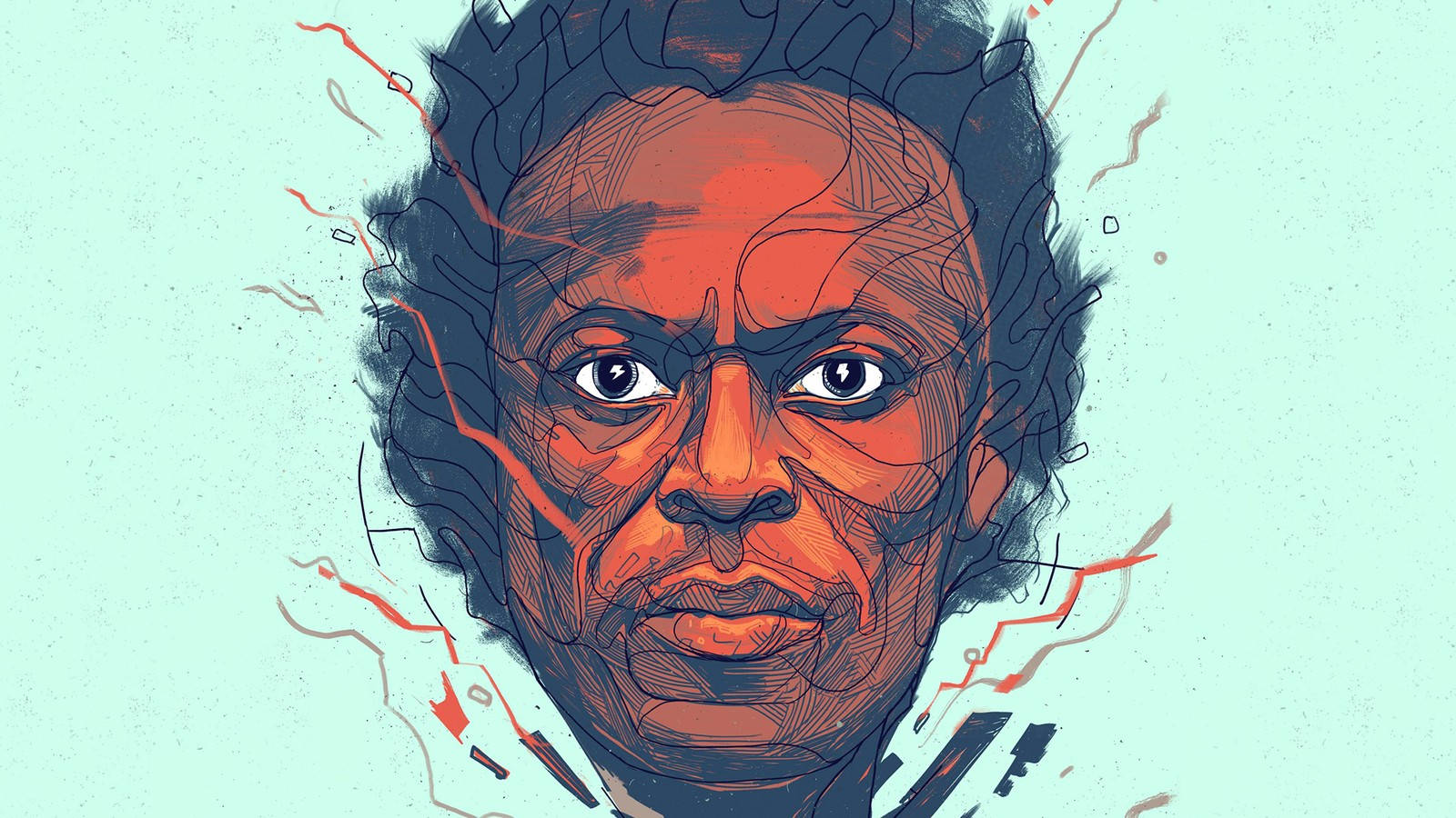 American Multi Talented Artist Miles Davis Illustration Wallpaper