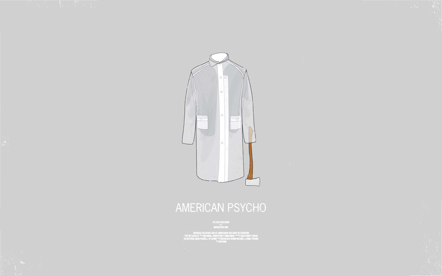 American Psycho With Ax Hd Wallpaper