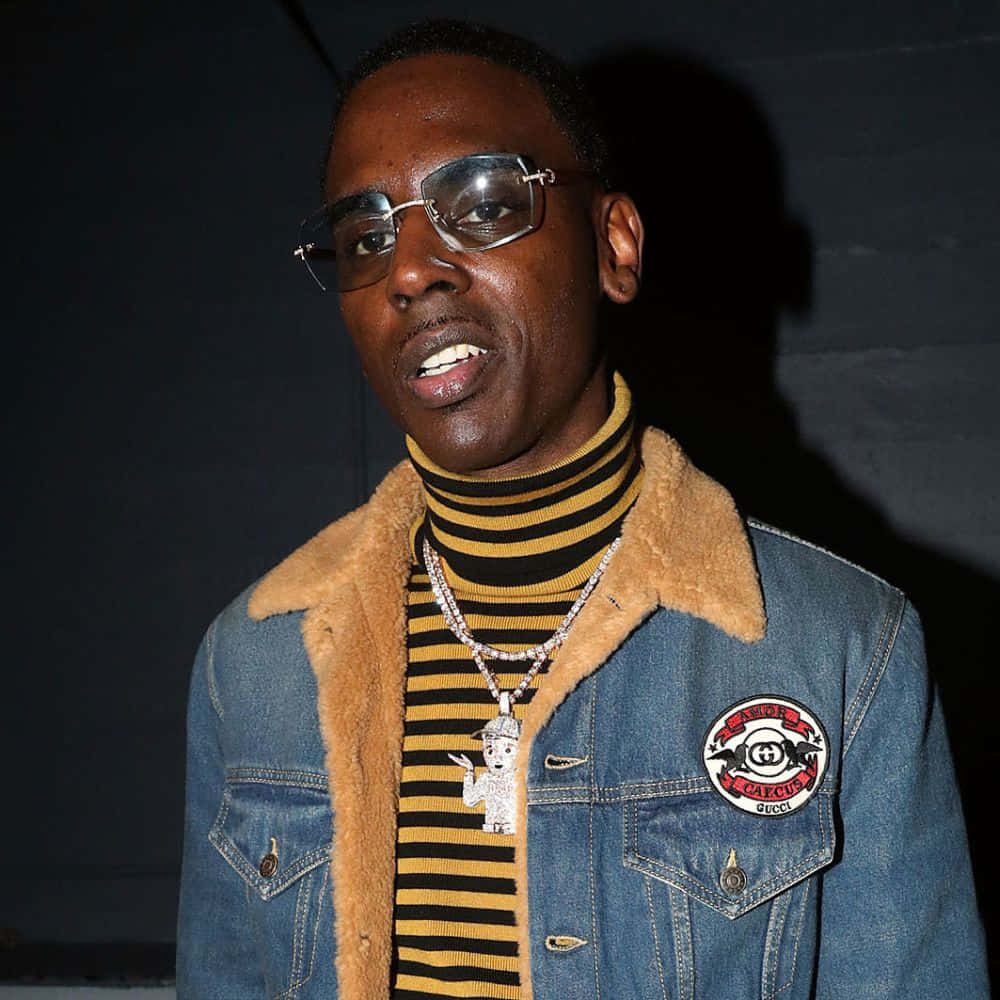 American Rapper Young Dolph 2019 Portrait Wallpaper