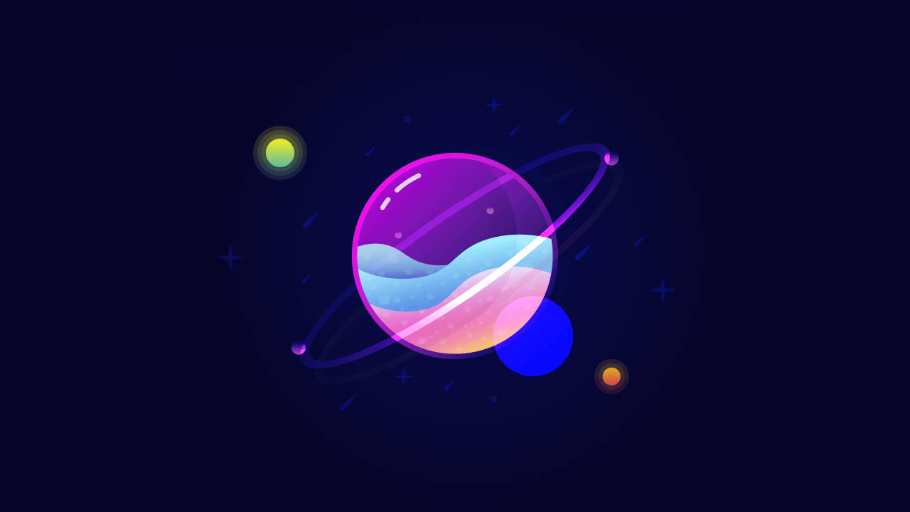 Amoled Glass Planet 4k Wallpaper