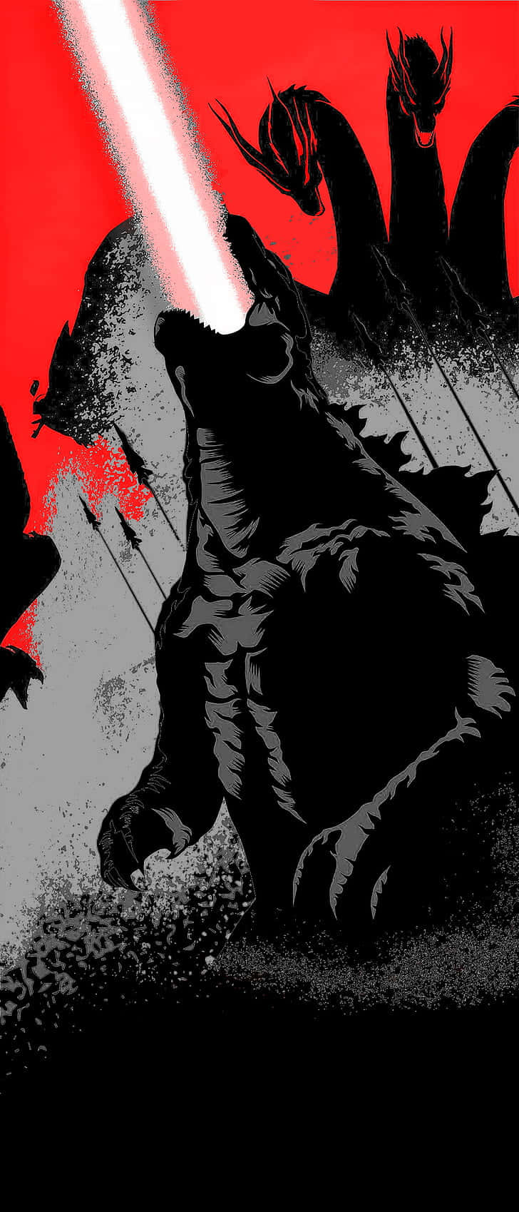 Amoled S Godzilla Wallpaper