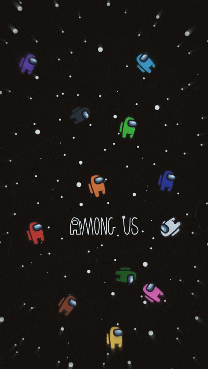 Among Us Galaxy Aesthetic Phone Screen Wallpaper