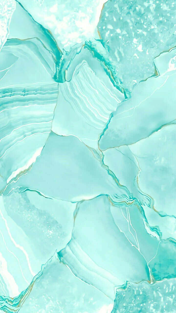 An Abstract Teal Marble Background Wallpaper