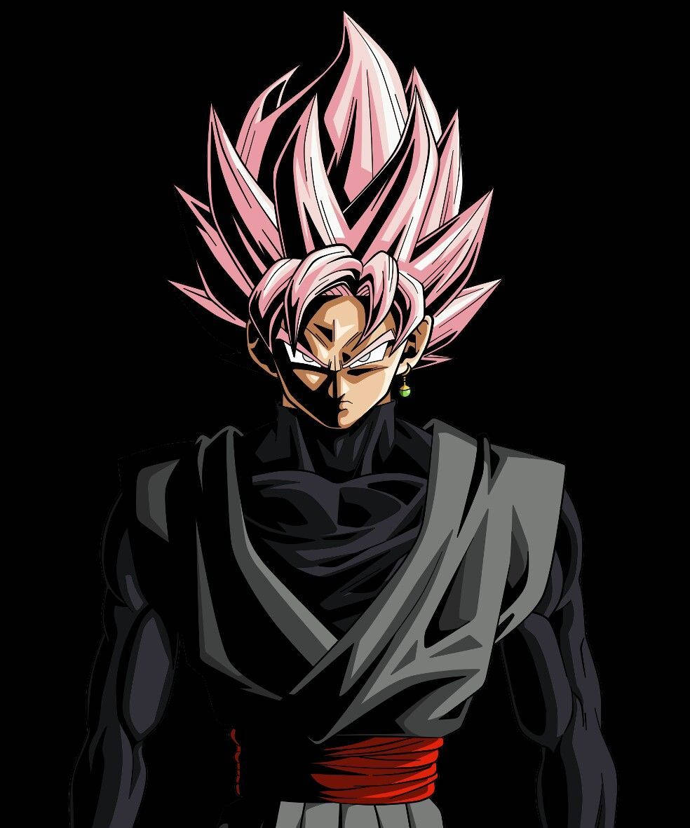 An Intense Anime Portrait Of Goku Black Wallpaper