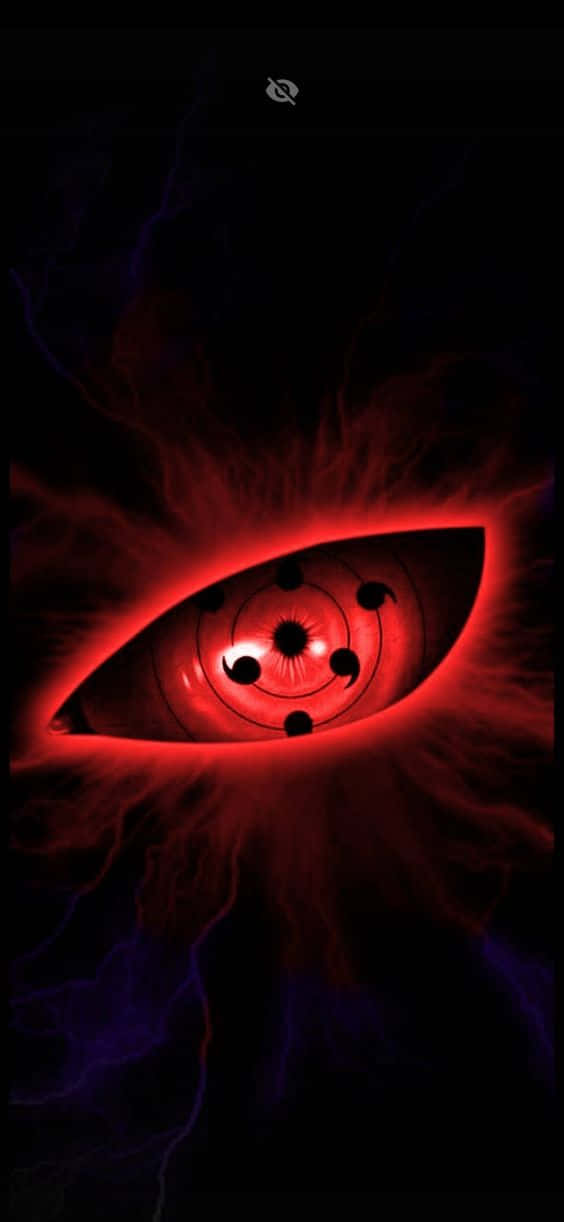 An Intense, Concentrated Look Of Naruto's Sharingan Eyes. Wallpaper