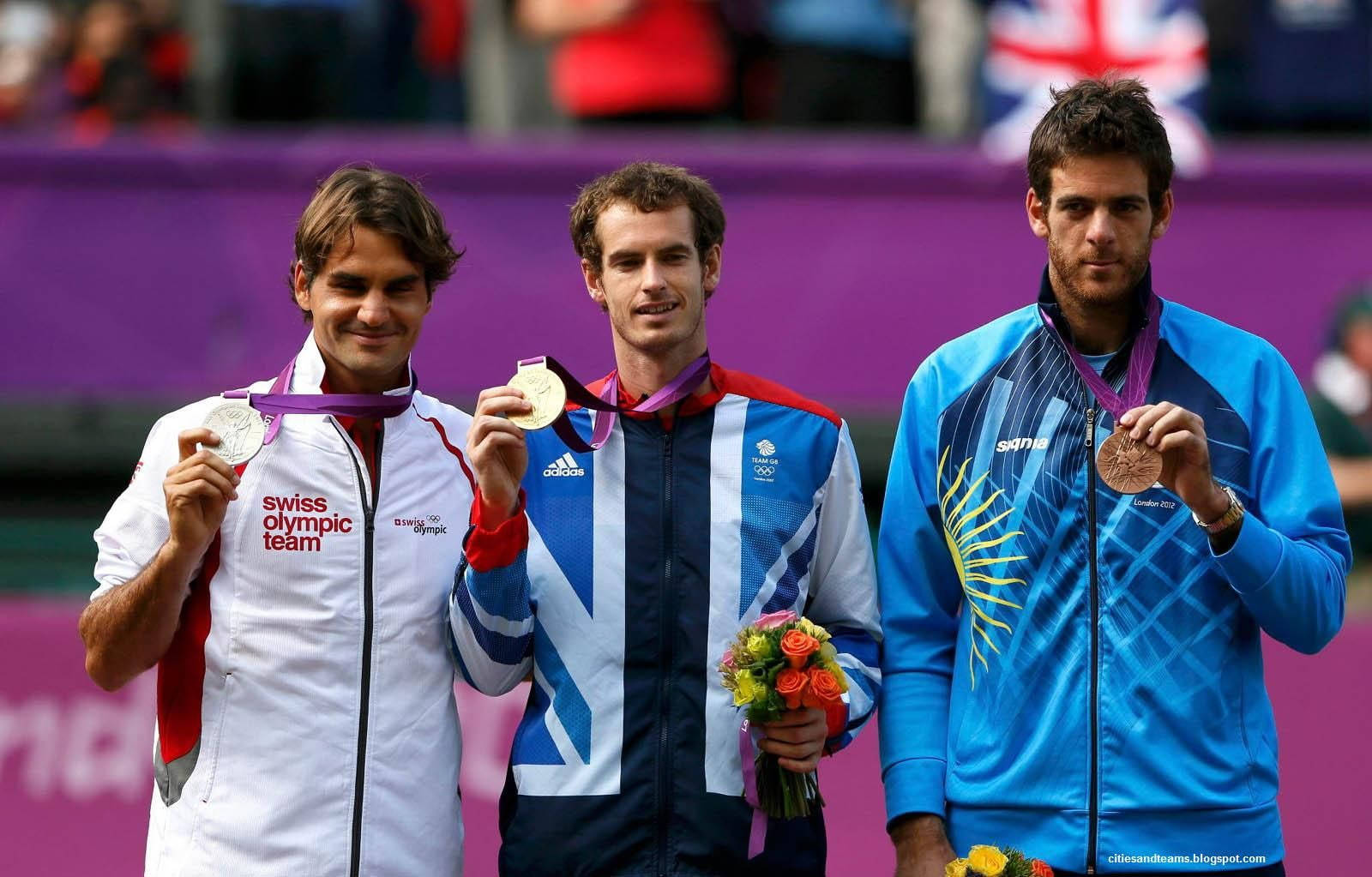 Andy Murray Intense Match Focus - London 2012 Wallpaper