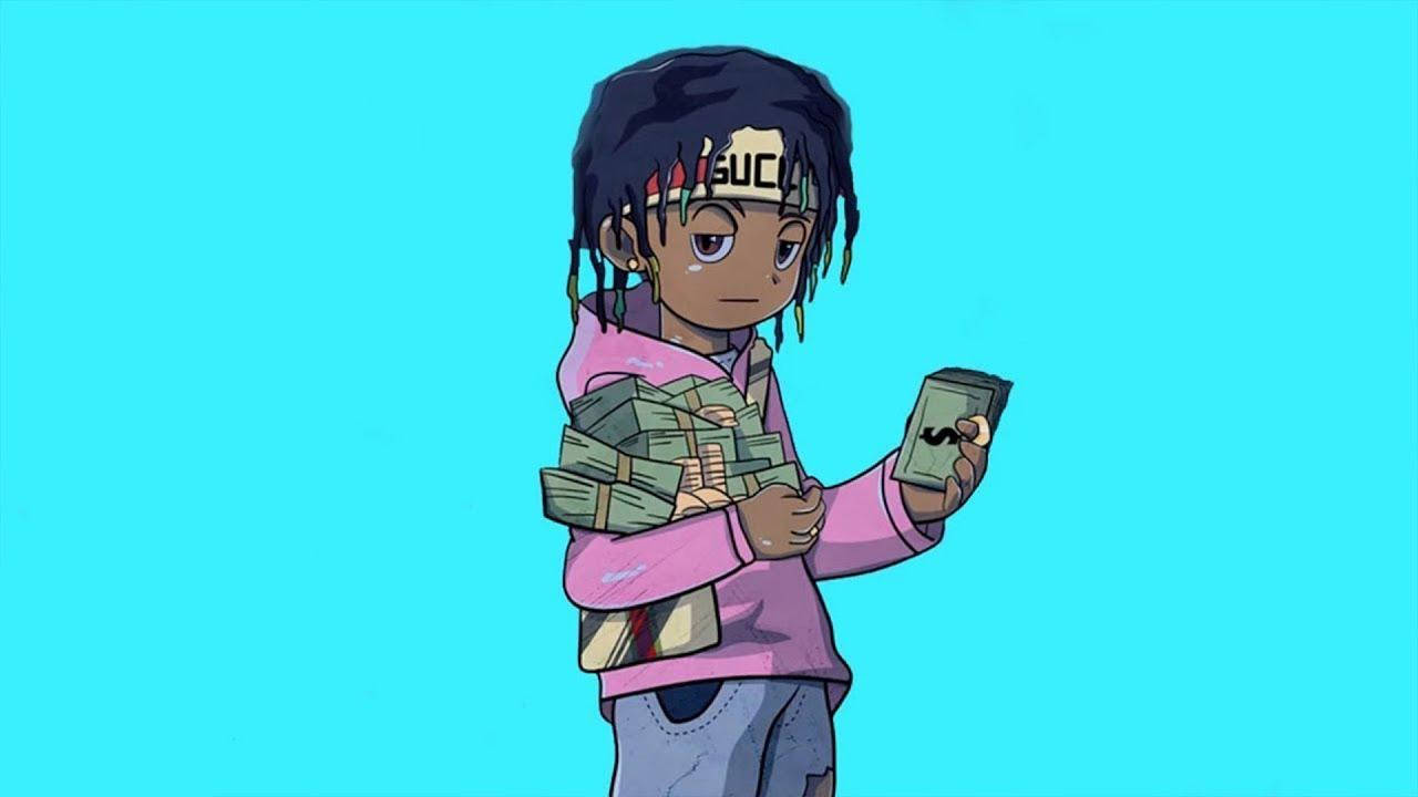 Animated Juice Wrld Money Wallpaper