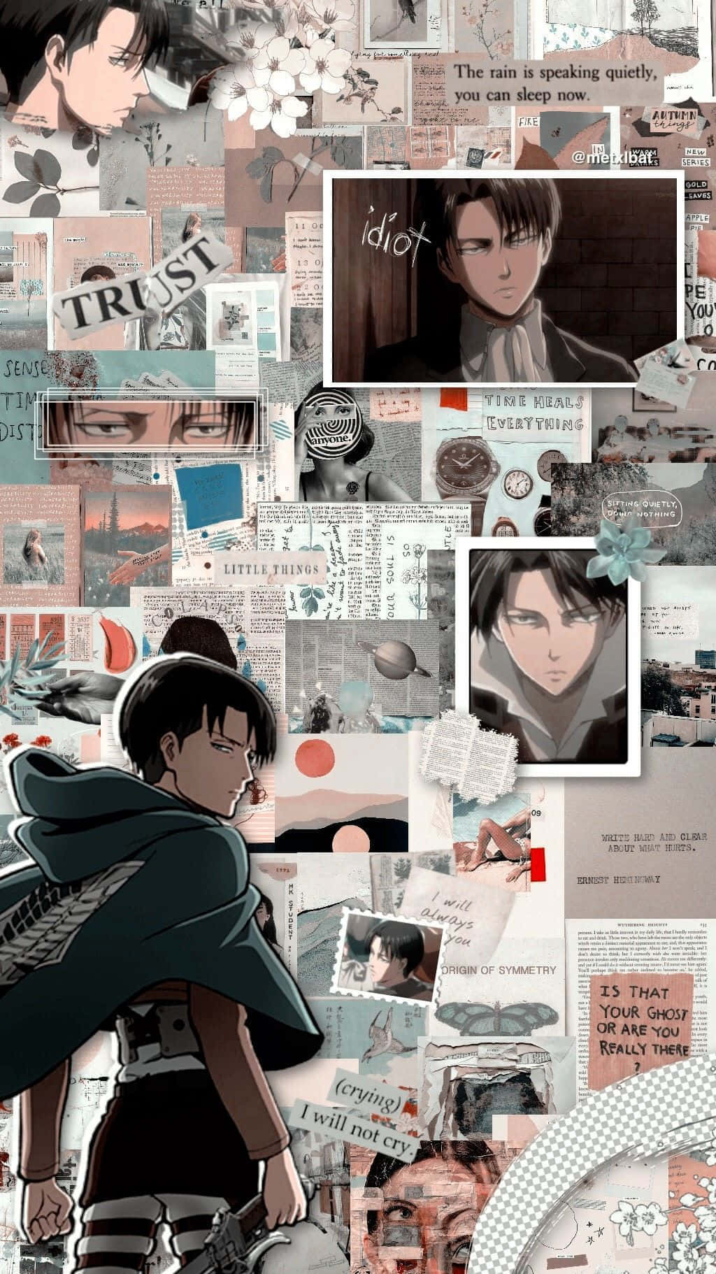 Anime Collage: A Captivating Collection Of Iconic Characters Wallpaper