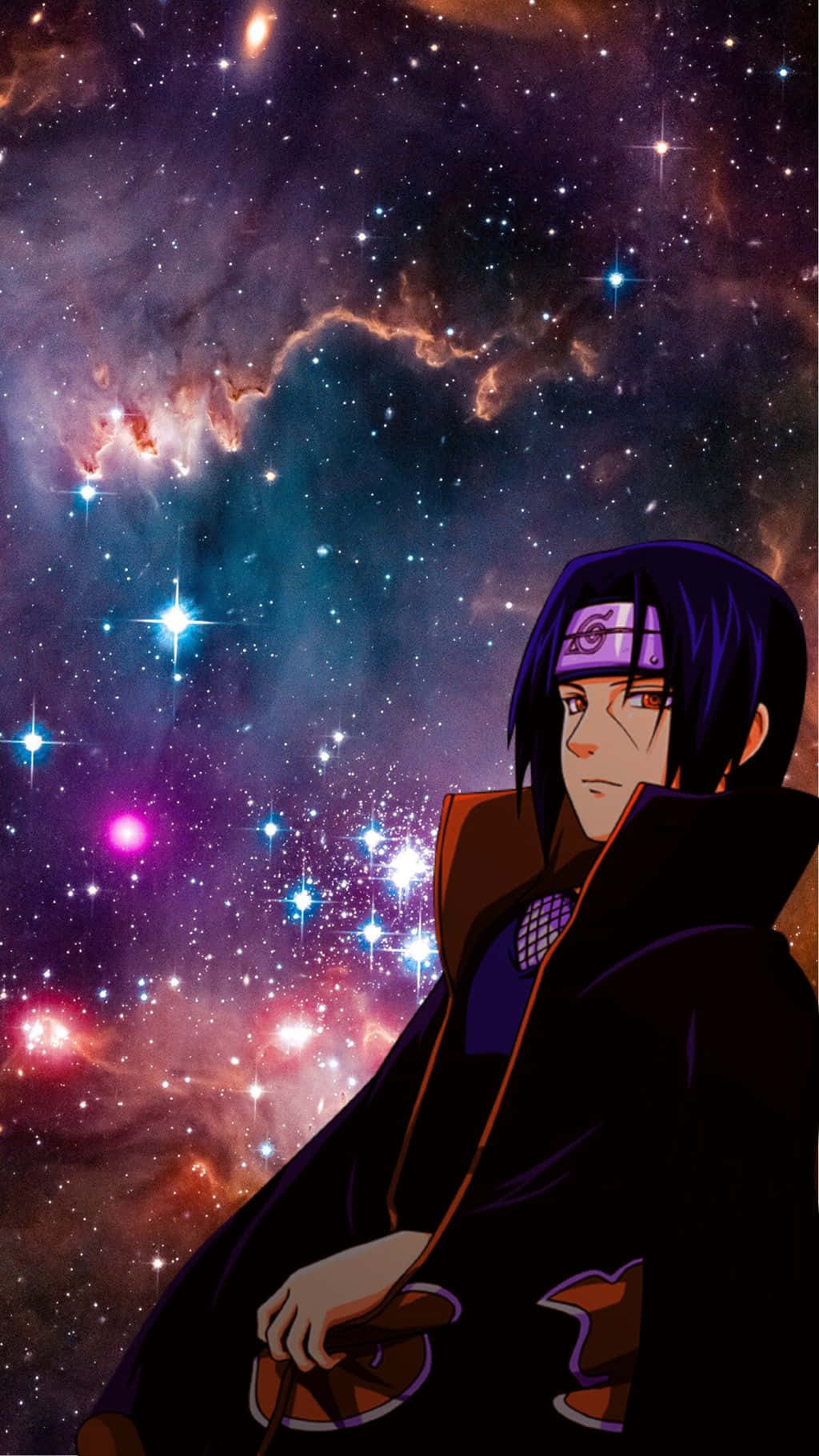 Anime Itachi Live Galaxy Wallpaper