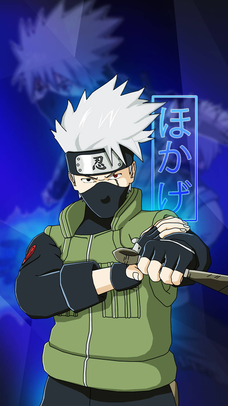 Anime Kakashi Iphone White Hair Wallpaper