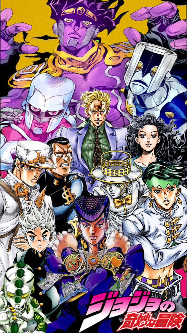 Anime Poster Jojo Iphone Wallpaper