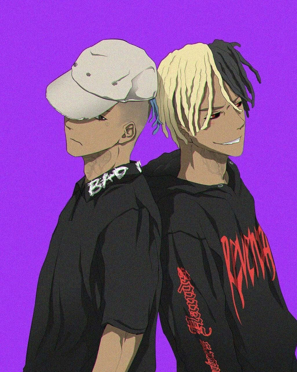 Anime Rapper Woozie And Xxxtentacion Wallpaper