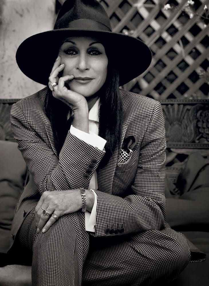 Anjelica Huston Interview Magazine Photoshoot Wallpaper