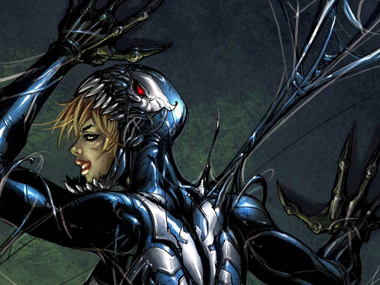 Anne Weying Transforms Into She-venom Wallpaper