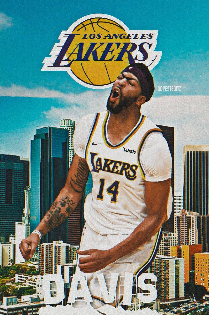 Anthony Davis Skyscrapers Art Wallpaper