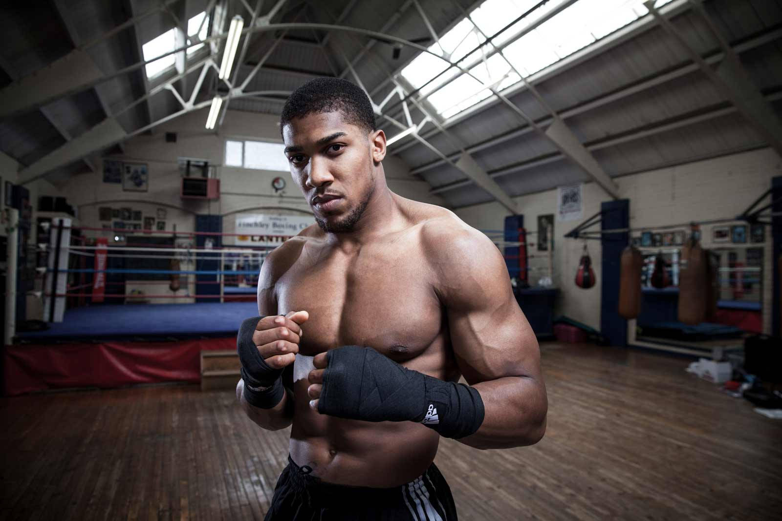 Anthony Joshua Inside Gym Wallpaper