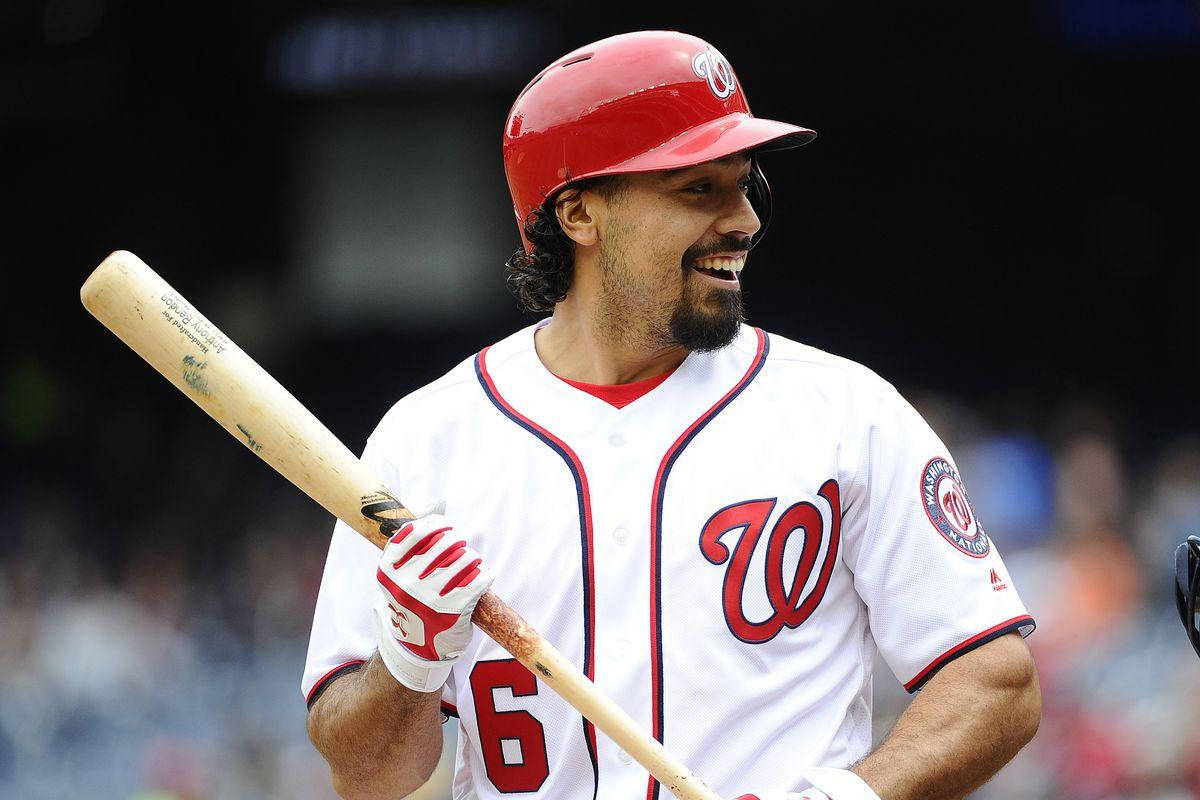 Anthony Rendon Carrying Baseball Bat Wallpaper