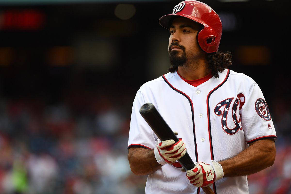 Anthony Rendon Carrying Black Baseball Bat Wallpaper