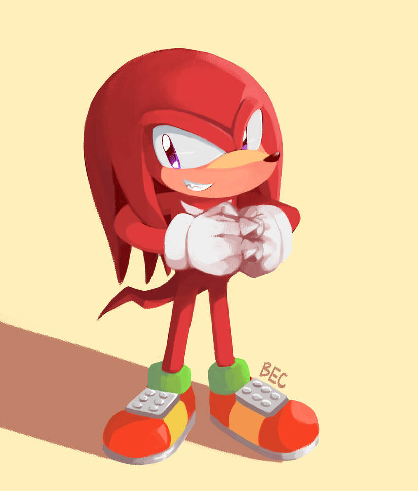 Anthropomorphic Knuckles The Echidna Wallpaper