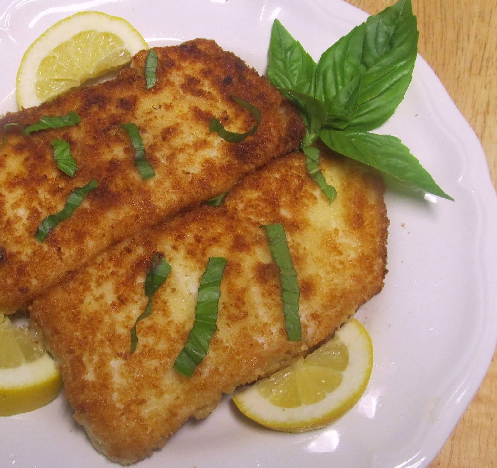 Appealing Fried Halibut Fillet Wallpaper