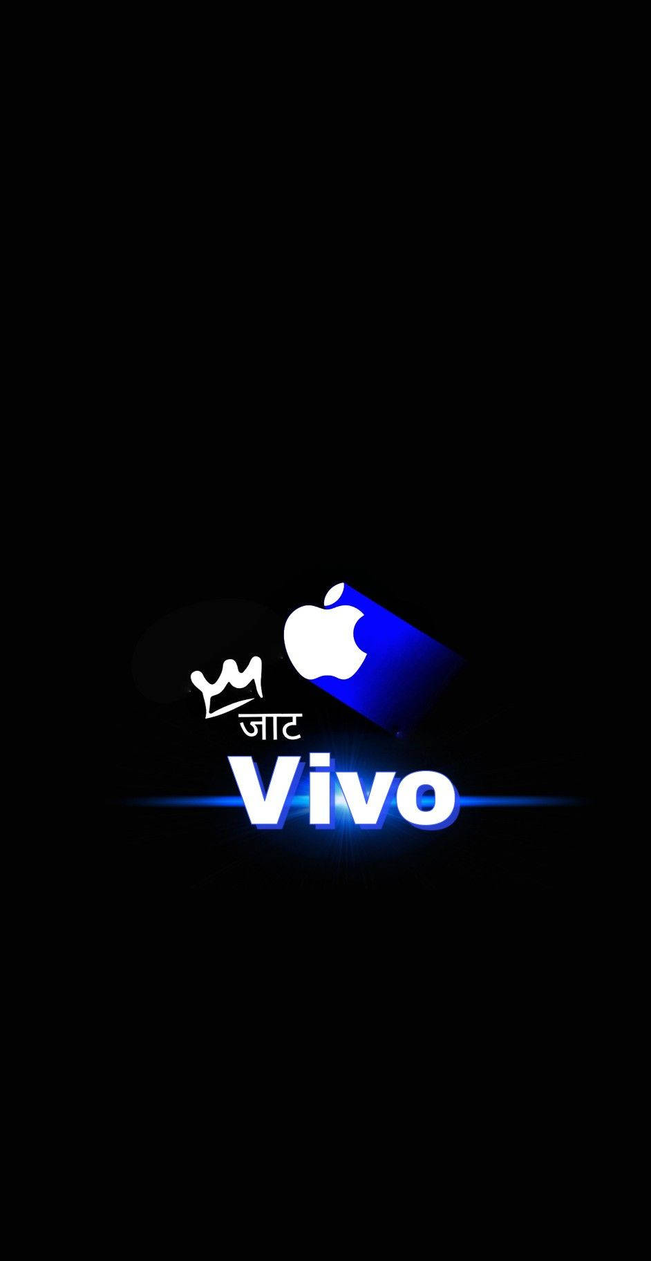 Apple And Vivo Logo Wallpaper