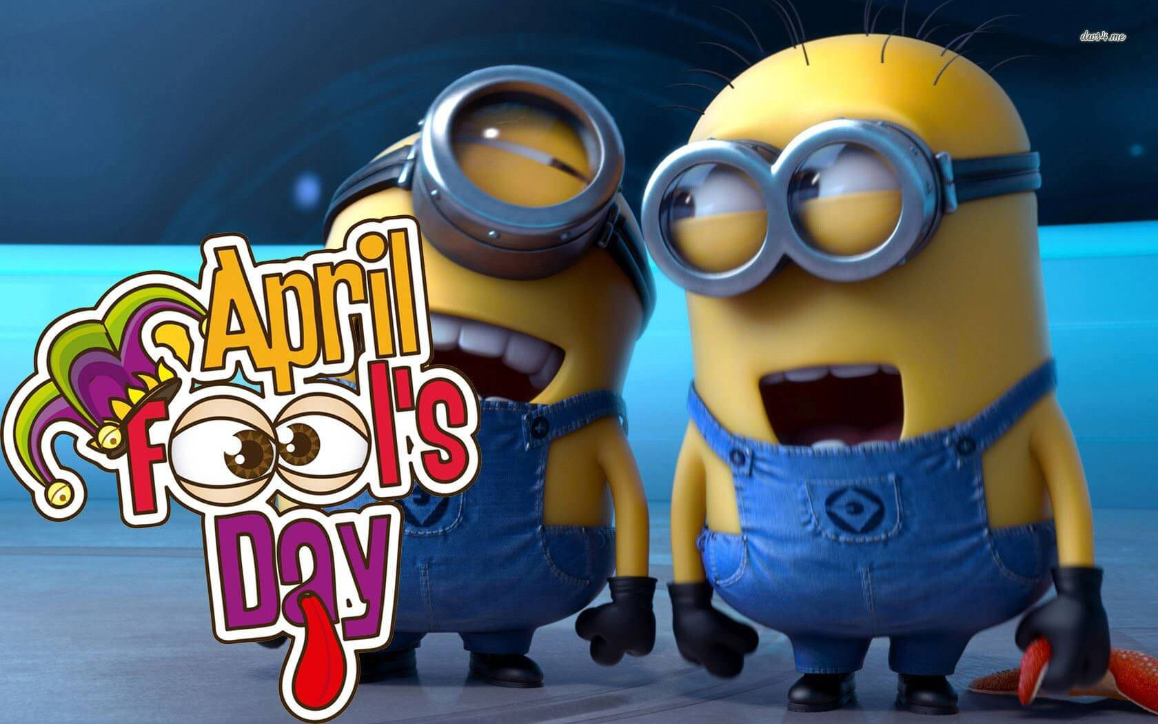 April Fools Day Minions Wallpaper