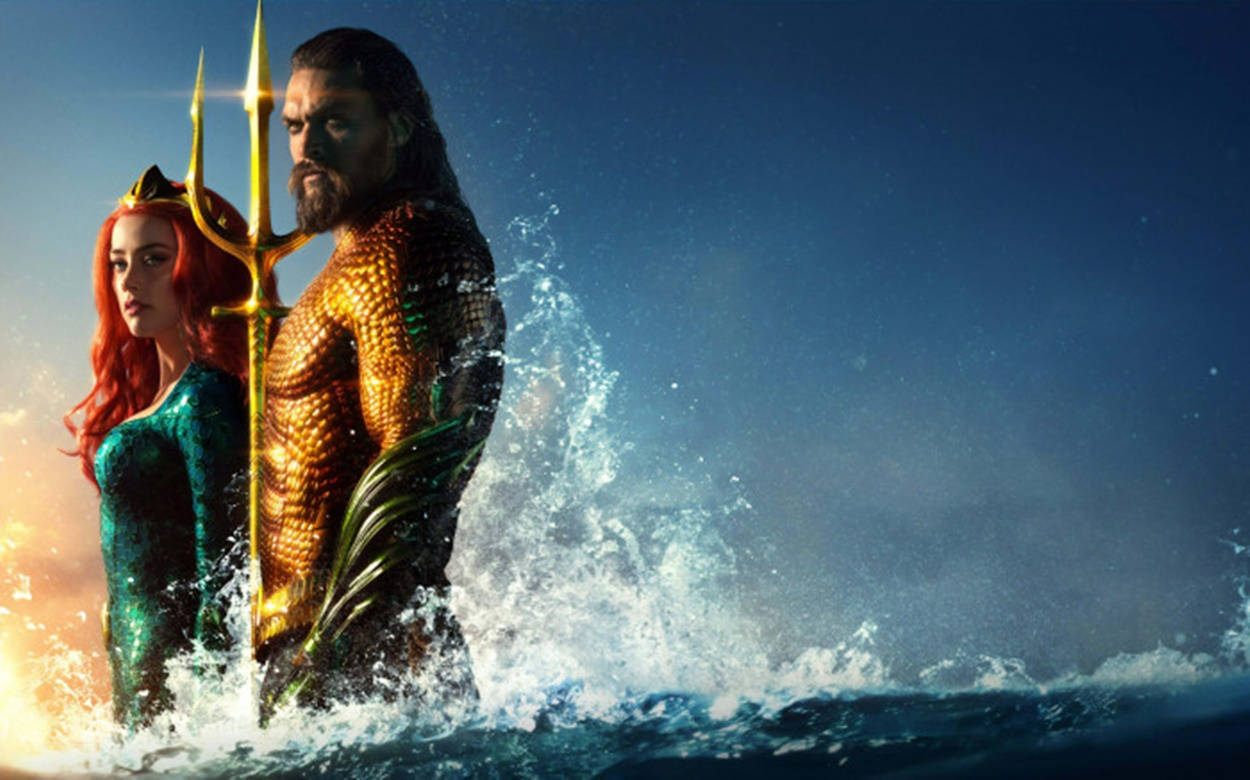 Aquaman With Mera Movie Wallpaper