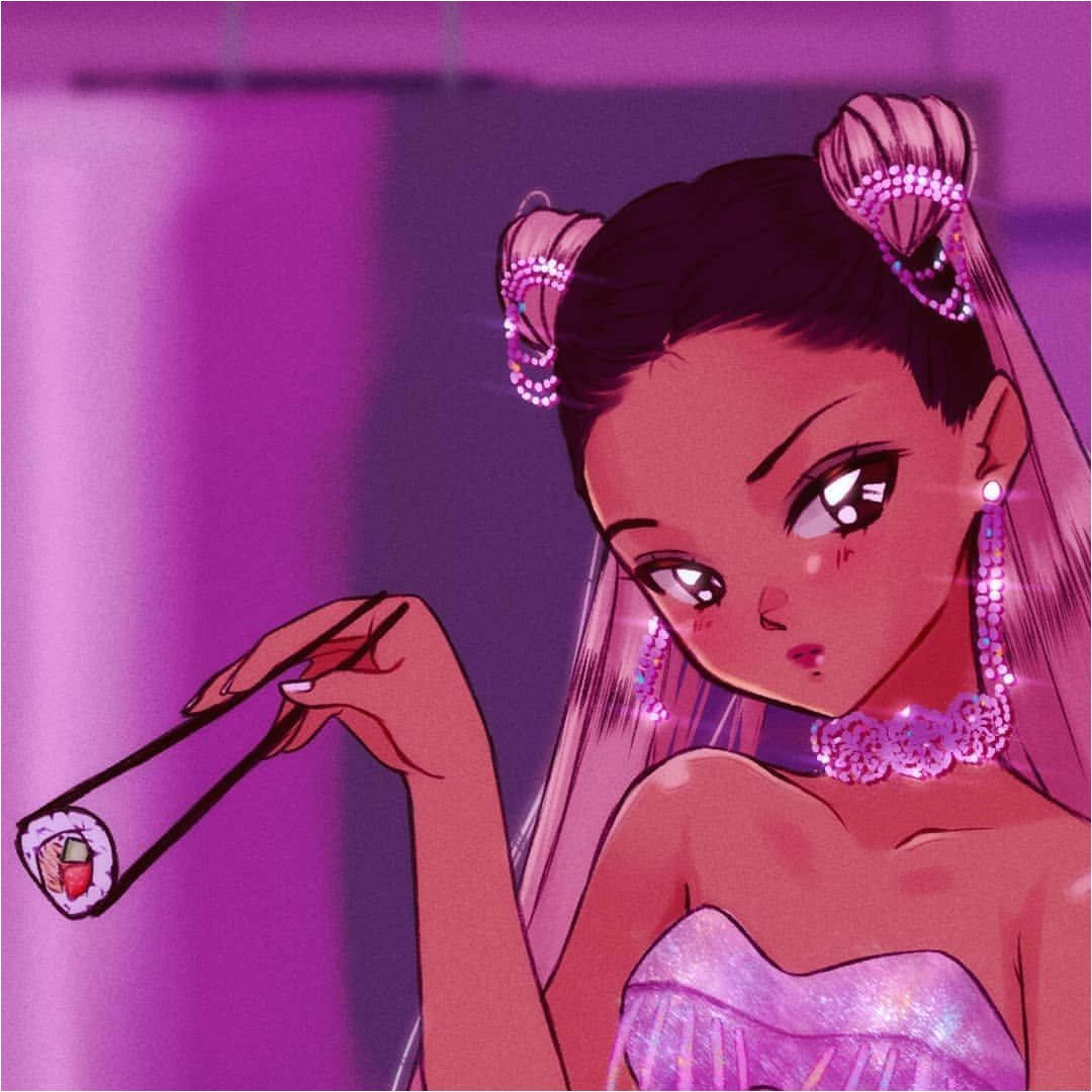 Ariana Grande Anime Instagram Pfp Wallpaper