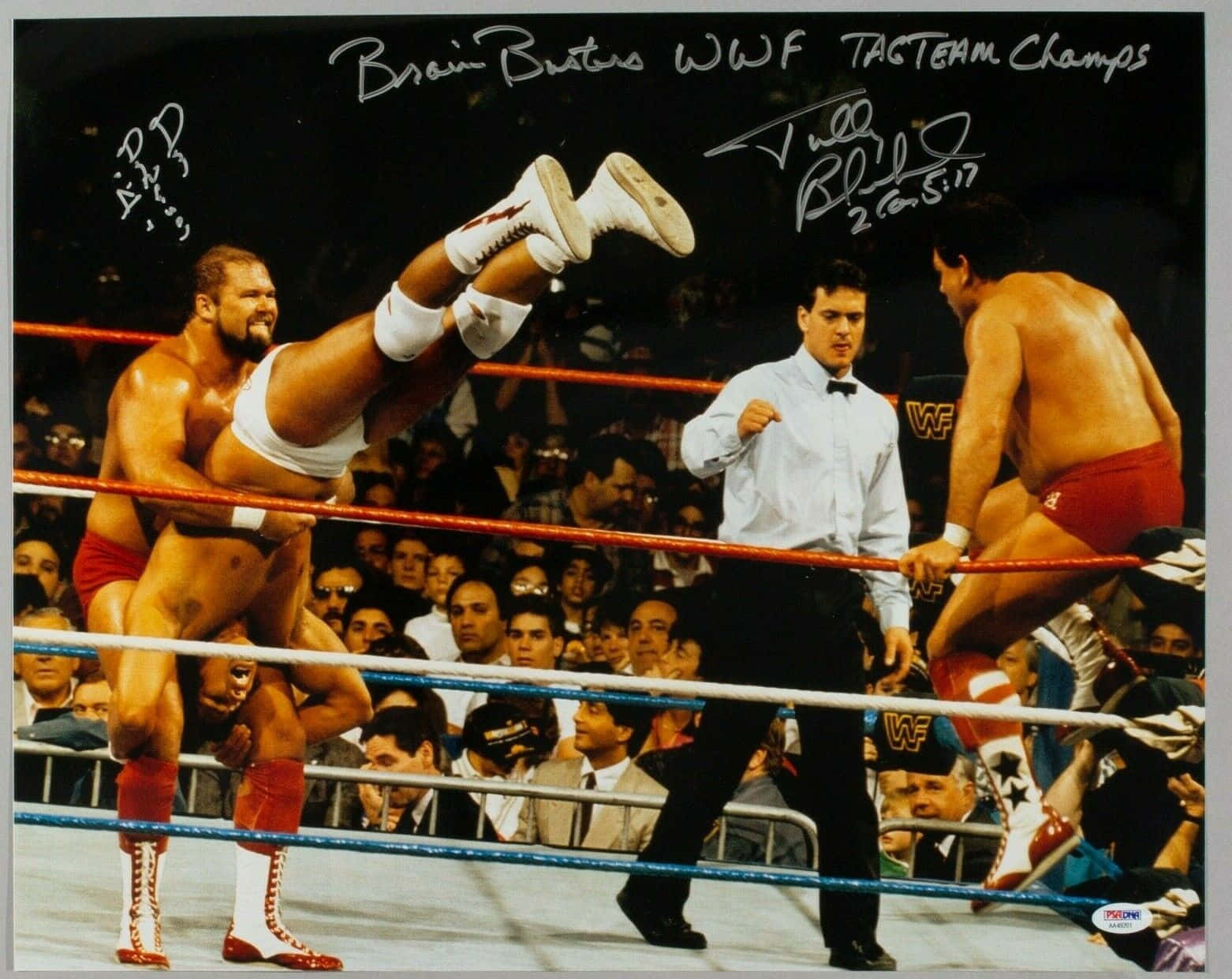 Arn Anderson Signed Match Poster Wallpaper