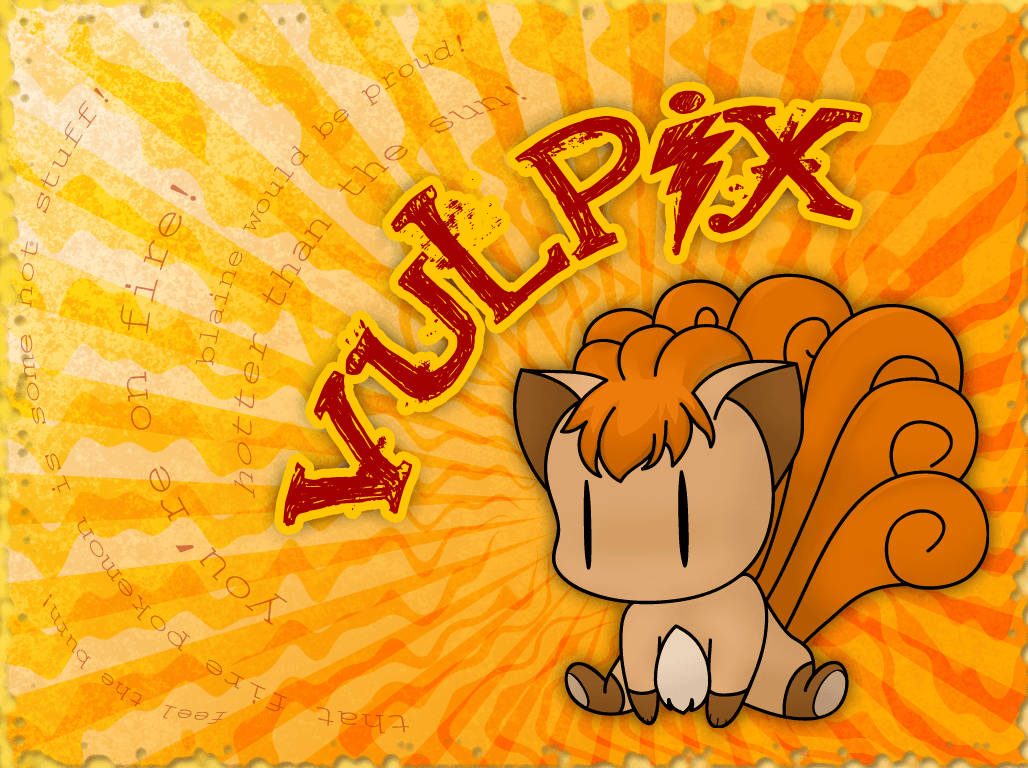 Artistic Vulpix Poster Wallpaper