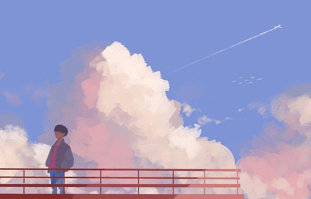 Artwork Based On J-hope Airplane Wallpaper