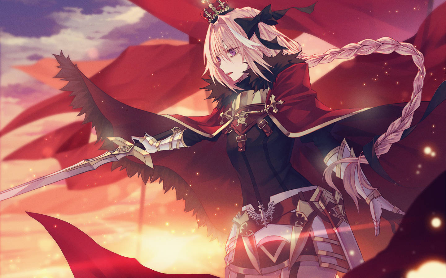 Astolfo In Red Cape Wallpaper