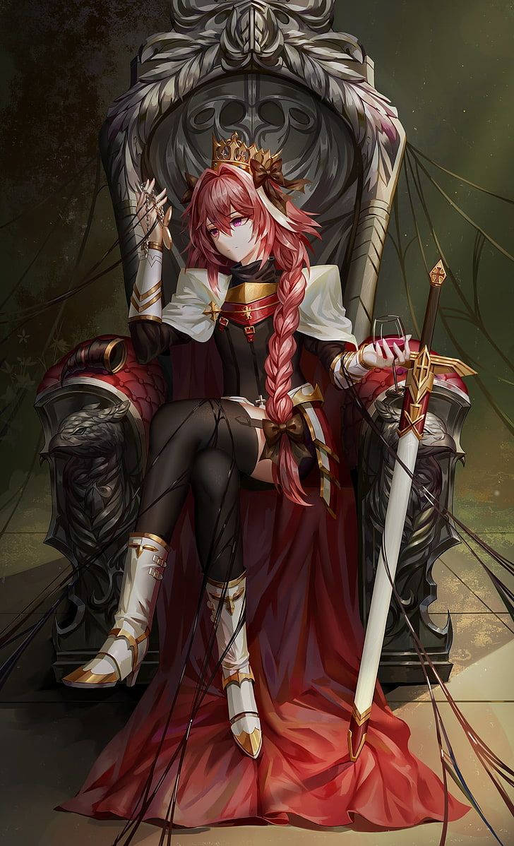 Astolfo On Throne Poster Wallpaper