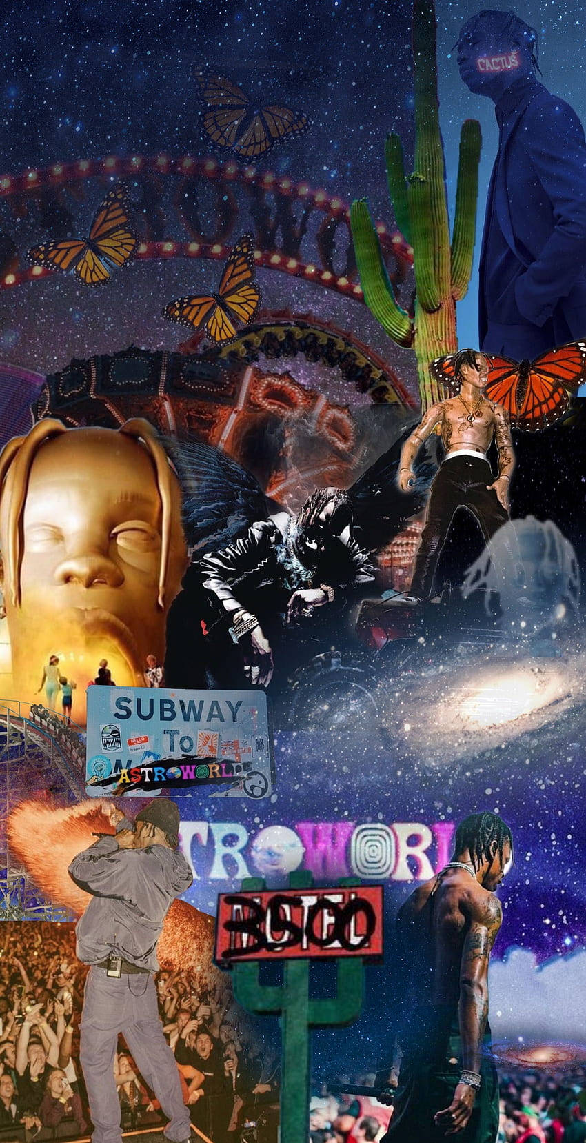 Astroworld Iphone Various Symbolisms Travis Scott Wallpaper