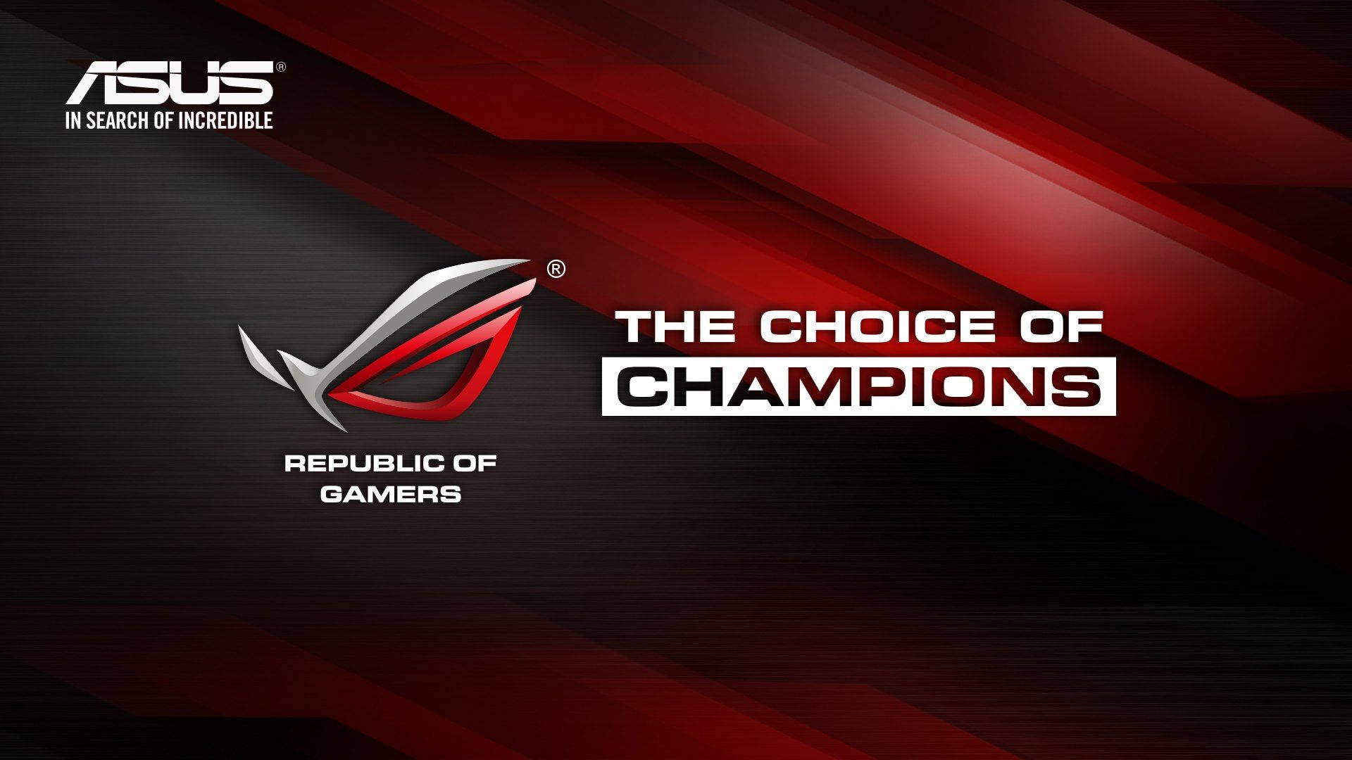 Asus Rog Gaming Laptop Slogan Wallpaper