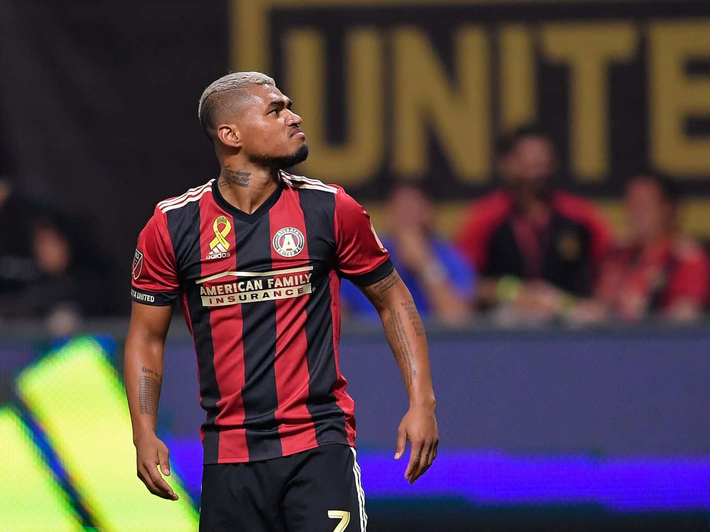 Atlanta Fc Striker Josef Martinez Mean Mugging Wallpaper