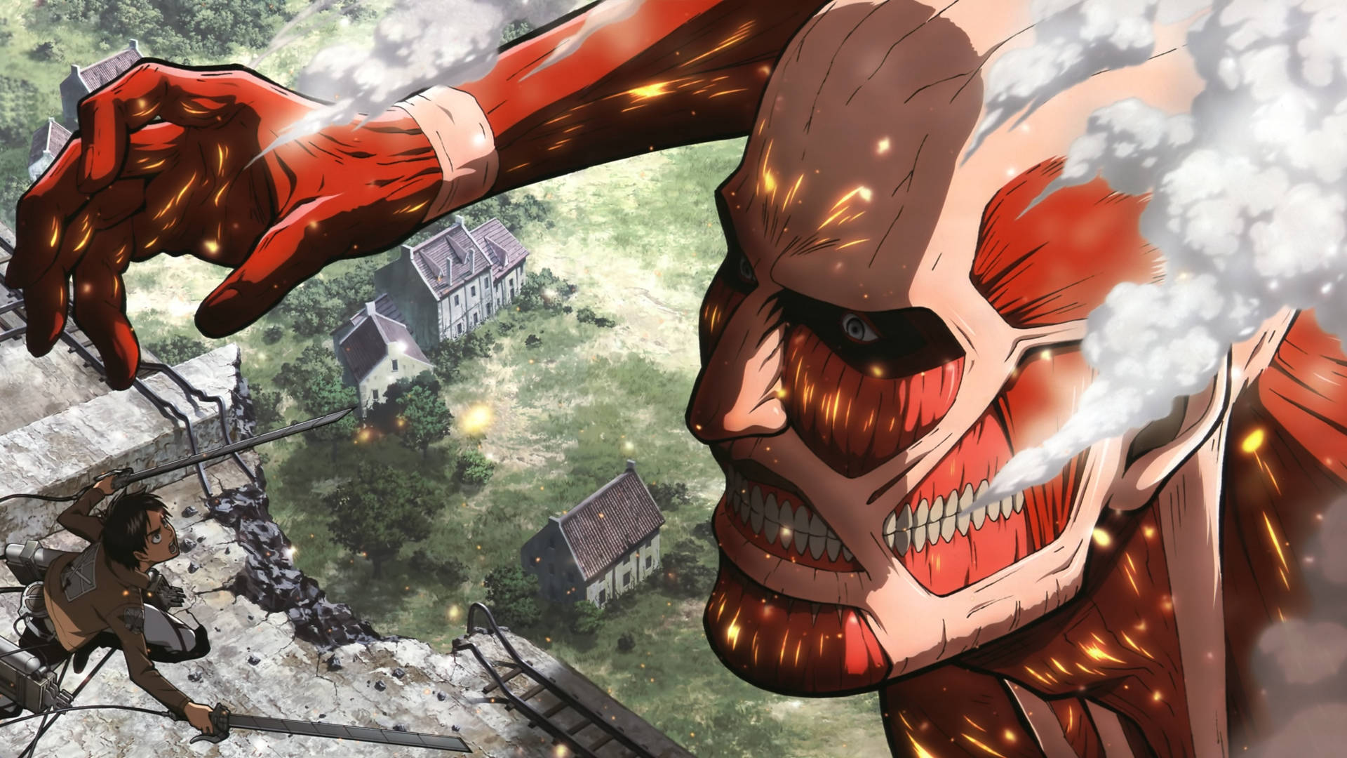 Attack On Titan Pc Head On Wallpaper