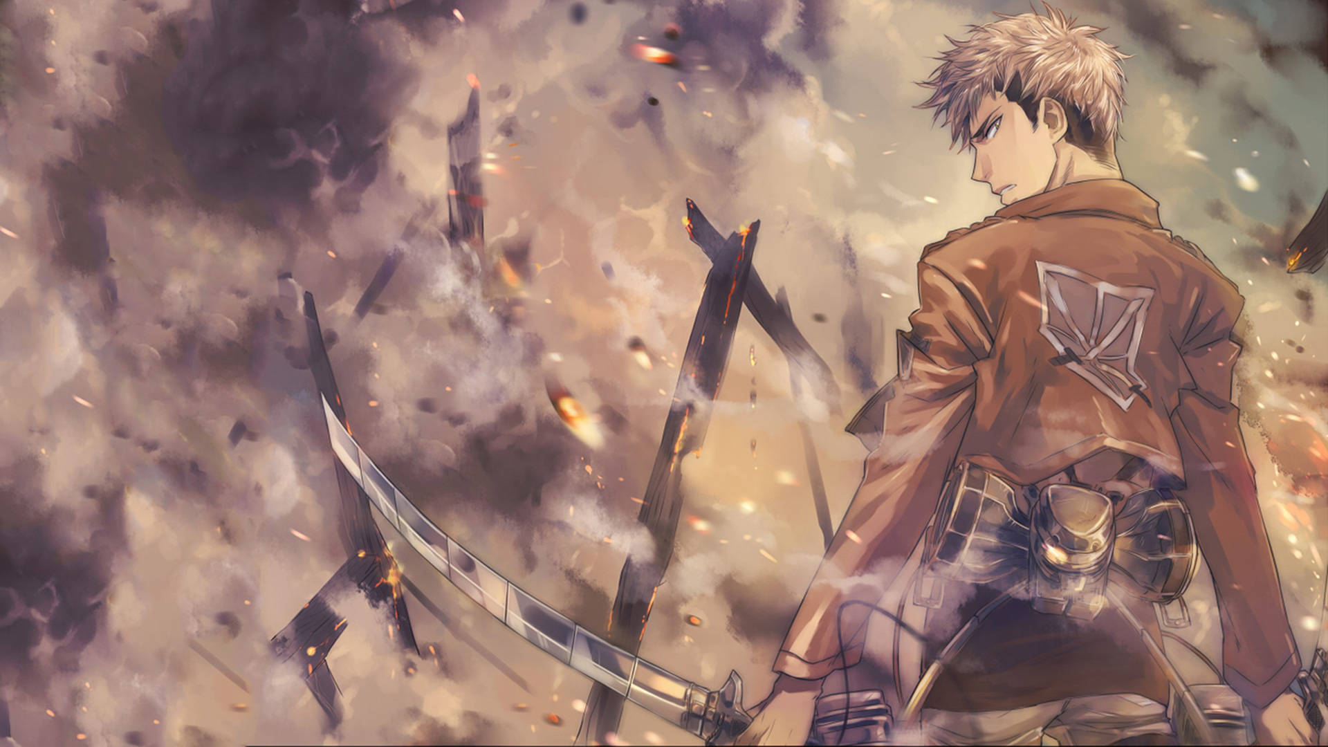 Attack On Titan Pc Jean Kirstein Wallpaper