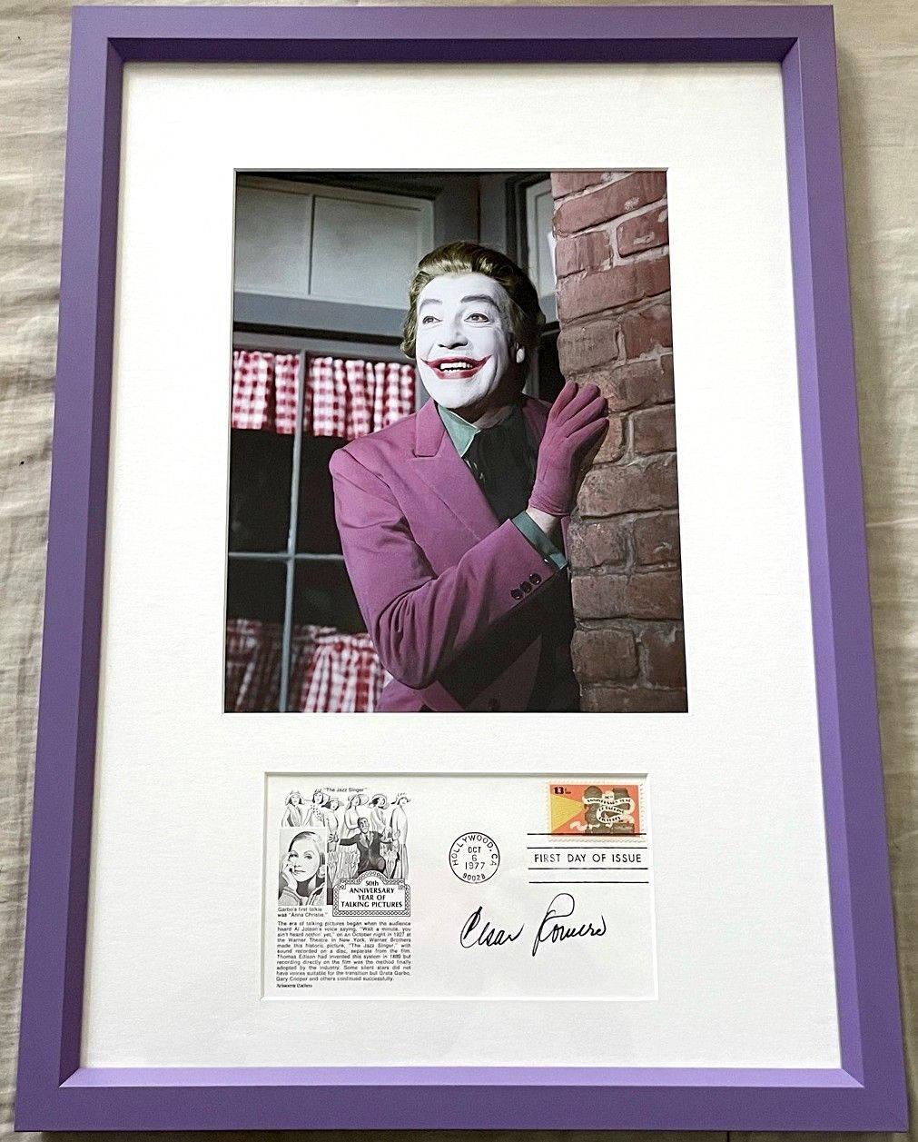 Autograph Frame Cesar Romero Wallpaper