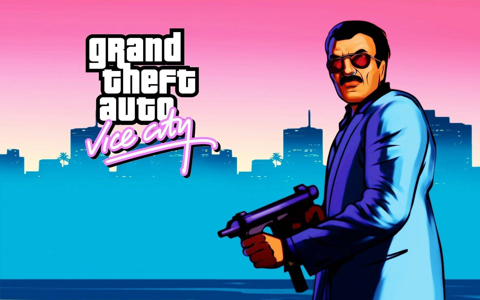 Avery Carrington In Gta Vice City Game Wallpaper