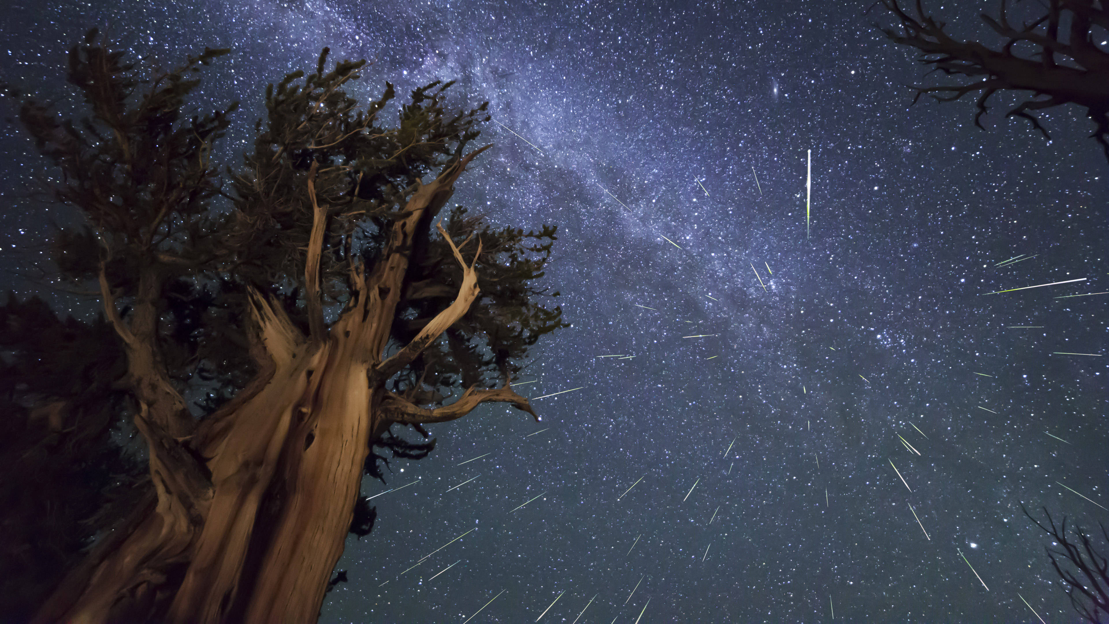 Awesome Hd Meteor Shower Art Wallpaper