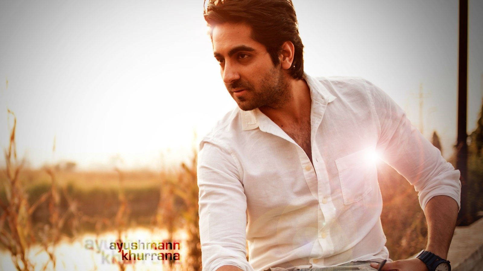 Ayushmann Khurrana On Sunset Wallpaper