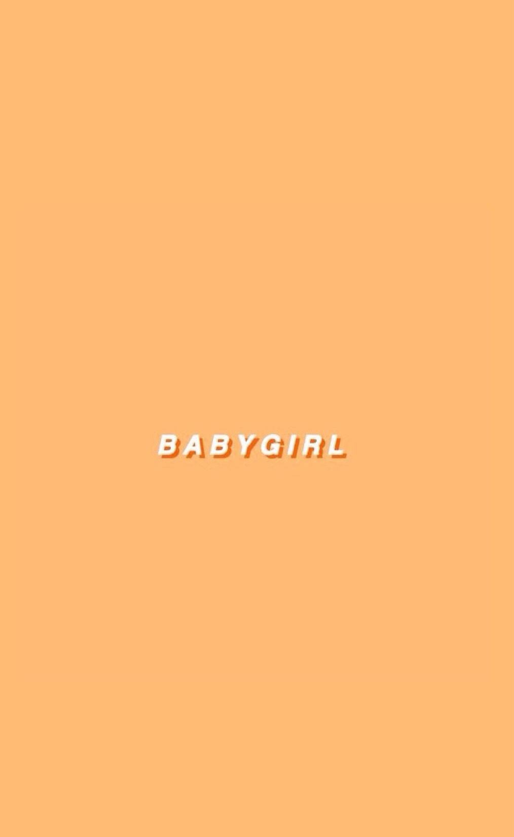 Babygirl Pastel Aesthetic Wallpaper