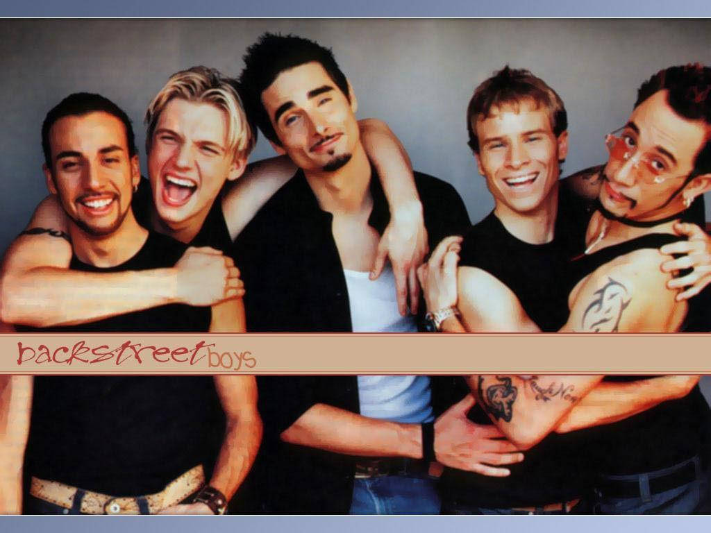 Backstreet Boys Celebrating Their Friendship And Love. Wallpaper