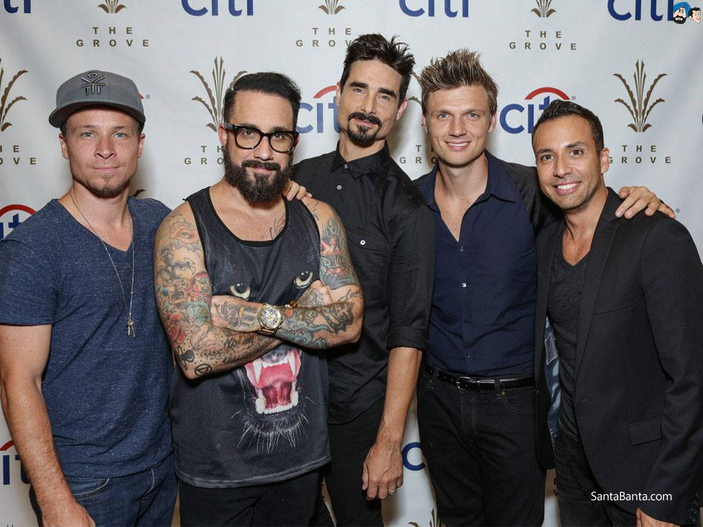 Backstreet Boys In Concert Wallpaper